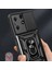 Tecno Spark 10 Pro Kılıf Magnetik Standlı Kamera Korumalı Sürgülü Vega Kapak-Siyah 4