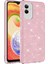 Samsung Galaxy A04 Kılıf Shining Silikon-Pembe 1