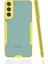 Alan Tech Galaxy S22 Plus Kılıf Zore Parfe Kapak-Sarı 1