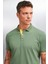 Mathew Erkek Haki Polo Yaka T-Shirt 4