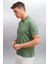 Mathew Erkek Haki Polo Yaka T-Shirt 5