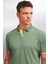 Mathew Erkek Haki Polo Yaka T-Shirt 4