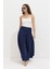 Nervürlü Vual Etek Lacivert 5