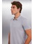 Forestar Erkek Gri Polo Yaka T-Shirt 5