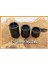 Tealight Mumluk Üçlü Set Siyah Renk 1