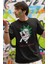 Unisex R And Batman Baskılı T-Shirt Oversize Morty Baskılı T-Shirt 2