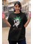 Unisex R And Batman Baskılı T-Shirt Oversize Morty Baskılı T-Shirt 3