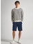 Regular Fit Lacivert Erkek Şort PM801092 594 Regular Chıno Short 1