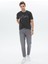 Gri Slim Fit Denim Pamuk Karışımlı Pantolon 1