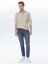 Açık Vizon Regular Fit Dokuma Casual Gömlek 5