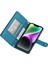 IPhone 14 Için Flip Case Çok Fonksiyonlu Iş Crossbody Kayış Cüzdan (Yurt Dışından) 5