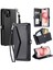 Cüzdan Crossbody Kılıf IPhone 13 Kart Tutucu Fermuar Faturaları Yuvası Cüzdan (Yurt Dışından) 1