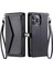 IPhone 13 Pro Için Cüzdan Crossbody Durumda Rfıd Engelleme Cüzdan Durumda (Yurt Dışından) 1