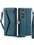 Cüzdan Crossbody Kılıf Samsung Galaxy A24 4g Fermuar Faturaları Yuvası Cüzdan (Yurt Dışından) 1