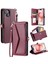 Cüzdan Crossbody Kılıf IPhone 13 Kart Tutucu Fermuar Faturaları Yuvası Cüzdan (Yurt Dışından) 1