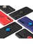 BLS Store Huawei P Smart 2021 Kılıf Ravel Silikon Kapak - Siyah - Kırmızı 2