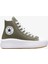 Chuck Taylor All Star Move Platform A08295C Kadın Haki Günlük Sneaker Ayakkabı 1