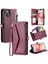 Kadınlar Için Cüzdan Crossbody Durumda IPhone 14 Cüzdan Durumda Fermuar Faturaları (Yurt Dışından) 1
