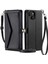 Cüzdan Crossbody Kılıf IPhone 13 Kart Tutucu Fermuar Faturaları Yuvası Cüzdan (Yurt Dışından) 1