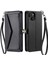 Cüzdan Crossbody Kılıf IPhone 13 Kart Tutucu Fermuar Faturaları Yuvası Cüzdan (Yurt Dışından) 3