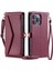 IPhone 13 Pro Için Cüzdan Crossbody Durumda Rfıd Engelleme Cüzdan Durumda (Yurt Dışından) 1