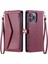 Cüzdan Crossbody Durumda IPhone 13 Pro Max Rfıd Engelleme Fermuar Faturaları (Yurt Dışından) 5