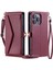 Cüzdan Crossbody Durumda IPhone 15 Pro Kart Tutucu Rfıd Engelleme Cüzdan (Yurt Dışından) 4