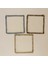 Etamin Işlemelik Sunum Peçetesi - 6 Parça - 15 x 15 cm - Kahve Yanı Sunum Peçetesi - Kokteyl Peçetesi 1