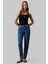 Kadın Dar Kesim Düz Paça Mavi Jeans 1