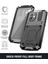 IPhone 16 Için Metal Kasa Withkickstand 360 Tam Vücut Koruyucu Kapak (Yurt Dışından) 2