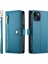 IPhone 14 Için Flip Case Çok Fonksiyonlu Iş Crossbody Kayış Cüzdan (Yurt Dışından) 4