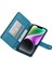 IPhone 14 Için Flip Case Çok Fonksiyonlu Iş Crossbody Kayış Cüzdan (Yurt Dışından) 5