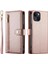 IPhone 14 Için Flip Case Çok Fonksiyonlu Iş Crossbody Kayış Cüzdan (Yurt Dışından) 1
