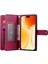 IPhone 16 Için Flip Case Artı Cüzdan Crossbody Kayış Standı Çok Fonksiyonlu (Yurt Dışından) 5