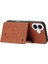 IPhone 16 Için Cüzdan Kılıf Cüzdan Kılıf Darbeye Koruyucu Kickstand Kart (Yurt Dışından) 4