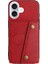 IPhone 16 Için Cüzdan Kılıf Cüzdan Kılıf Darbeye Koruyucu Kickstand Kart (Yurt Dışından) 4