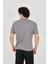 Jakar Kumaş Slim Fit T-Shirt - Boyalı Gri 5