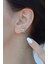 Zirkon Taşlı Kaplumbağa Helix Piercing Karetta Kıkırdak Lob Küpesi Tek Adet 4