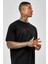 Baskılı Oversize T-Shirt - Siyah 2