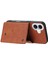 IPhone 16 Için Cüzdan Kılıf Cüzdan Kılıf Darbeye Koruyucu Kickstand Kart (Yurt Dışından) 2