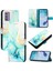 Nokia G310 5g Kickstand Pu Deri Mermer Desen Cüzdan Için Kılıf (Yurt Dışından) 5