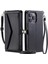 Cüzdan Crossbody Durumda IPhone 13 Pro Max Rfıd Engelleme Fermuar Faturaları (Yurt Dışından) 1