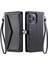 Cüzdan Crossbody Durumda IPhone 13 Pro Max Rfıd Engelleme Fermuar Faturaları (Yurt Dışından) 5