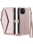 Kadınlar Için Cüzdan Crossbody Durumda IPhone 14 Cüzdan Durumda Fermuar Faturaları (Yurt Dışından) 1