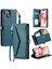 Kadınlar Için Cüzdan Crossbody Durumda IPhone 14 Cüzdan Durumda Fermuar Faturaları (Yurt Dışından) 5