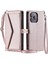 Cüzdan Crossbody Kılıf IPhone 14 Pro Max Kart Tutucu Fermuar Faturaları Yuvası (Yurt Dışından) 5