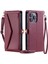 Cüzdan Crossbody Durumda IPhone 15 Pro Kart Tutucu Rfıd Engelleme Cüzdan (Yurt Dışından) 1