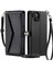 Kadınlar Için Cüzdan Crossbody Durumda IPhone 14 Cüzdan Durumda Fermuar Faturaları (Yurt Dışından) 1
