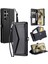 Cüzdan Crossbody Kılıf Samsung Galaxy S24 Ultra Fermuar Faturaları Yuvası Rfıd (Yurt Dışından) 5