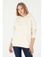 U.S. Polo Assn. Kadın Krem Sweatshirt 50297075-VR071 1